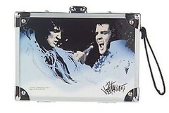 Elvis Presley Belt Buckle & Chopper Necklace Pendant King of Rock Roll Music New
