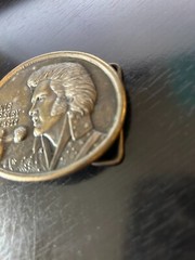 Vintage Collectible Elvis Presley 1935-77 Commemorative Belt Buckle