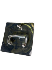 Western Mens Belt Buckle 3.25 x 3 in Southern Cross Cowboy Black Silver 1.5