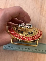 Western Buckle Gold Silver Red Running Horse Cowboy Buckle 2 » Hebillas Vaqueras