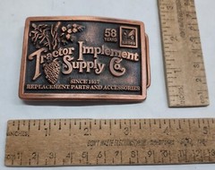 1995 – TISCO – TRACTOR IMPLEMENT SUPPLY CO – #d – belt BUCKLE – listing #6877