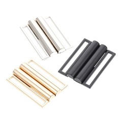 3Pcs Durable Zinc Alloy Metal Buckles with Side Release for Waist Belts DIY Use