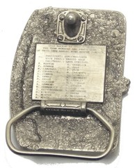 Illinois Mine Rescue Contest Belt Buckle Aug. 17 1991 Land of Lincoln Benton Ill