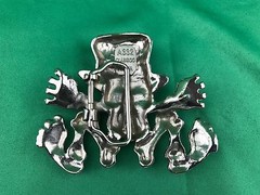 Skeleton Belt Buckle A332 Classico Italia