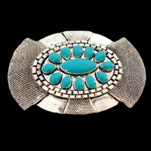 Belt Buckle Hippie Flower Peace & Love Hippy Era Flowers Women&rsquo;s Fashion Buckles