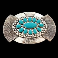 Belt Buckle Hippie Flower Peace & Love Hippy Era Flowers Women&rsquo;s Fashion Buckles