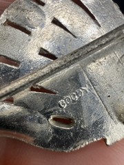 Vintage Rhinestone Buckle Lot Silver Tone Signed READ