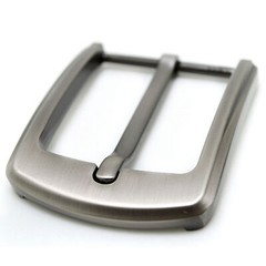 Stainless Steel Pin Buckle for Men Leather Belt Replacement Snap On 40mm Chrome