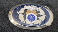 Vintage Teamsters Labor Union Belt Buckle – I.B. OF T.C. W.&H. OF A. – Trades