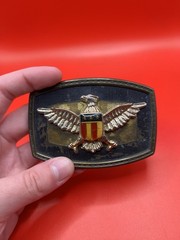U.S.A. American Flag Eagle Metal Fashion Belt Buckle