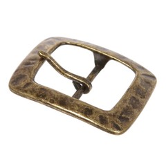 1 1/2&Prime; (39 mm) Nickel Free Center Bar Single Prong Rectangular Belt Buckle