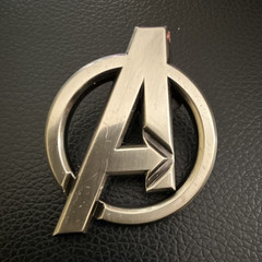 Marvel Avengers « A » Logo Metal Belt Buckle, Silver Tone Men’s Superhero