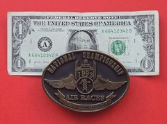 National Air Races Championship Belt Buckle #&rsquo;d /700 Reno 1993 30th Anniversary