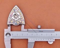 Huge Big Western Cowboy Rhinestone 3 PCS Set Leather Belt Buckle Fit 40mm Strap
