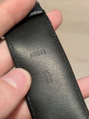 Louis Vuitton Pre-Owned Monogram Eclipse Suntulle Belt