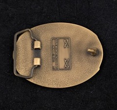 🌟US Army 8th Cavalry Regiment, Honor & Courage Crest Insignia Brass Belt Buckle