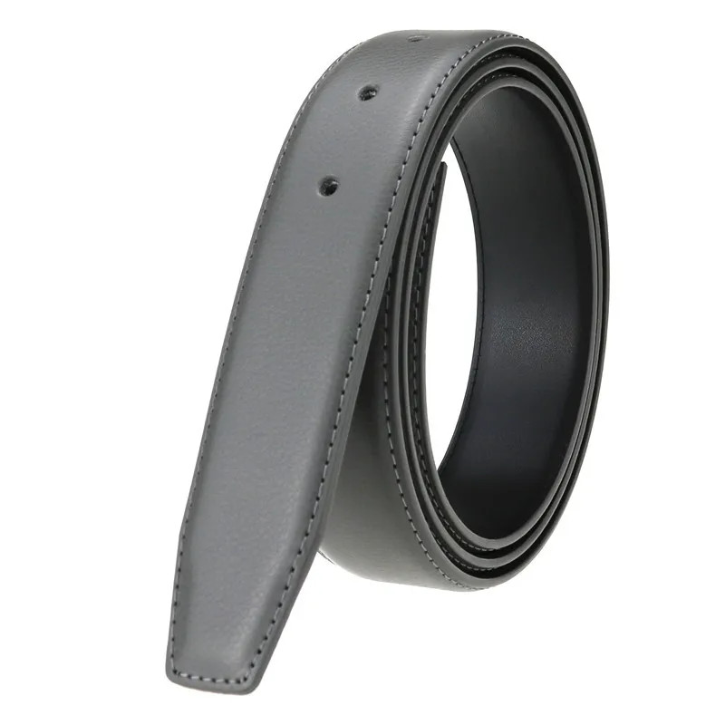 3.3 cm board buckle pin buckle belt strip, belt body, buckle-free white and