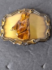 Grizzly Bear 3D Belt Buckle Wildlife Hunting Grizzly Woods Forest Outdoor
