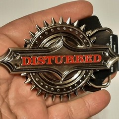 HARD ROCK HEAVY METAL BAND DISTUBBED Metal Belt Buckle
