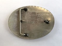 Vintage Johnson & Held Native American End of the Trail Southwest Belt Buckle