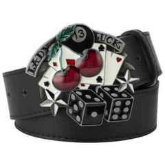 New Gambling Dice Belt Buckle 13 Point Lady Luck Woman Belt Buckle