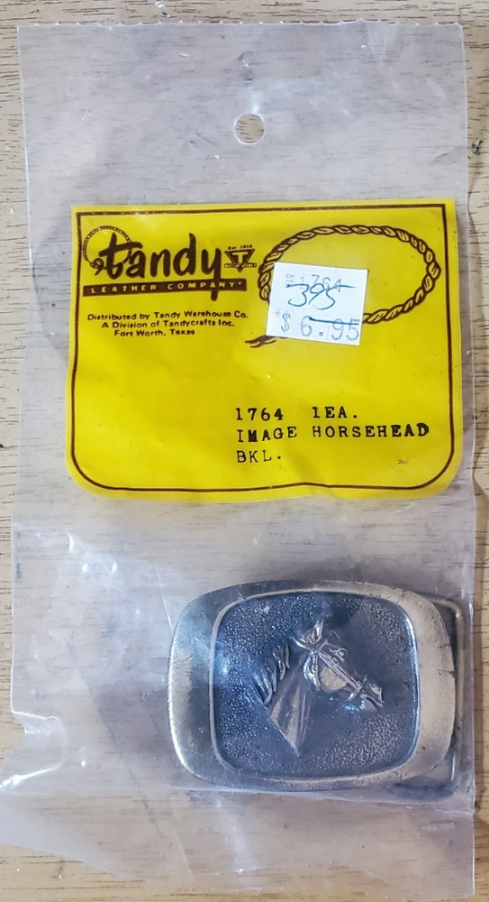 1983 LIMITED MM BELT BUCKLE HORSE THEME HEAVY GW-13