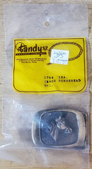 1983 LIMITED MM BELT BUCKLE HORSE THEME HEAVY GW-13