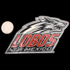 Lobos New Mexico NCAA Football Basketball Baseball Belt Buckle (New Old Stock)
