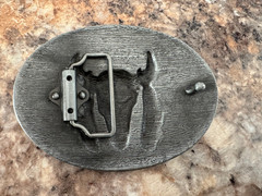 Western Skull Head Belt Buckle