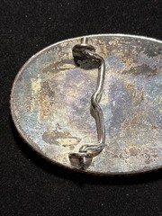 Montana Silversmiths Coin Belt Buckle 1942 Walking Liberty Half Dollar -Item#283