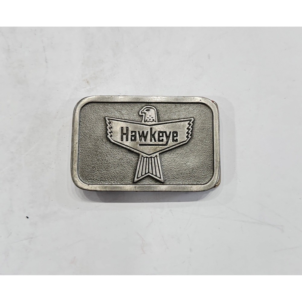 Hawkeye Eagle Belt Buckle Vintage Metal Western Cowboy
