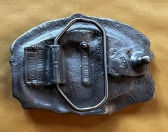AMERICAN FARMERS FEED THE WORLD BELT BUCKLE NEW APPROXIMATELY 3 1/8&Prime; X 2 1/4&Prime;