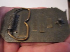 1981 WALLDRUG STORE BELT BUCKLE 50TH ANNIVERSARY – HEAVY – GW-17