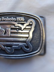 1976 DEZY South Dakota Bicentennial Belt Buckle,