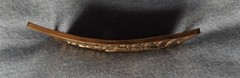 VINTAGE TERREBONNE HIGH SCHOOL BRASS BUCKLE « GO TIGERS » HOUMA,LOUISIANA