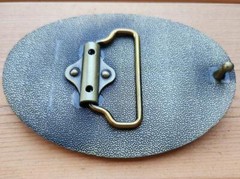 WESTERN STAR STATE OF TEXAS BRONZE RODEO COWBOY COWGIRL BELT BUCKLE