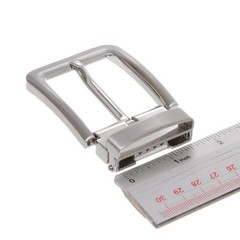 1 5/8&Prime; (40mm) Nickel Free Square Rectangular Clamp One Size, Satin Silver