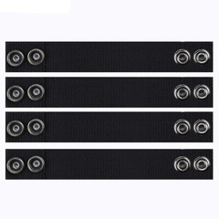 4pcs Tactical Belt Buckle Outdoor Waist Belt Bag Nylon Strap Hunting 2.5cm Width