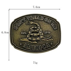 New American Belt Buckle CTM Don&rsquo;t Tread on Me