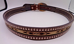 NOCONA BELT + BUCKLE – NORTH CAROLINA – FIRST IN WINGS – Made In USA – Size 38
