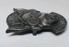 RARE 1976 KSHE-95 ST. LOUIS REAL ROCK RADIO Original Belt Buckle « SWEETMEAT »