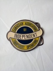 Canadian Association of Independent Equipment Operators Belt Buckle