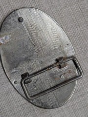 vintage ENGRAVED belt buckle WESTERN metal FLORAL cowboy rodeo