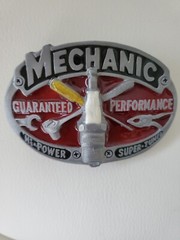 AUTO DIESEL MECHANIC GIFT – BELT BUCKLE Brand New and Ready for Shipping!