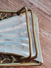 Belt buckle brass handmade Mexican exclusive, handmade