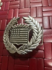 Cadillac Logo Belt Buckle Famous Stars and Straps Chrome Excellent Condition