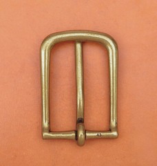 Antique Brass Long Big Heavy Single Pin Leather Belt Buckle fits 40mm Strap