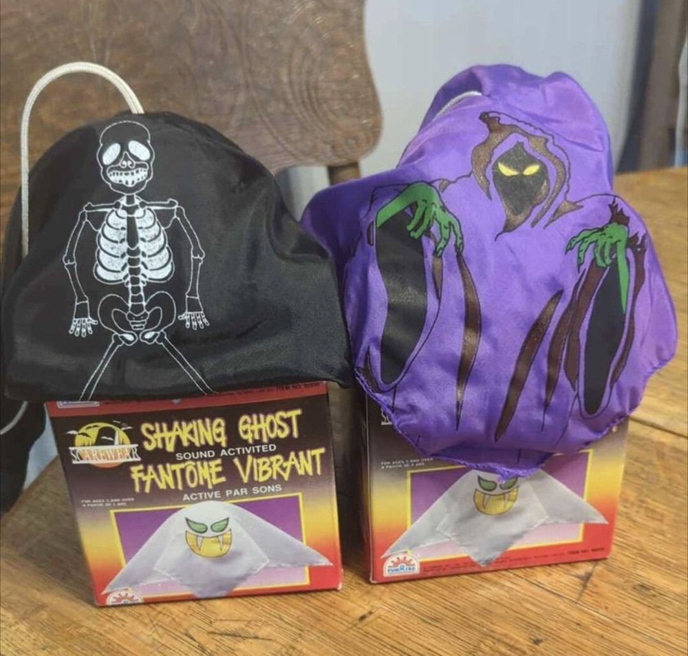 Ghost « SHAKERS » LOT of X2 – Grim Reaper , Skeleton – 1990s Vintage