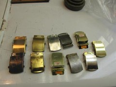 11 Uniform Belt Buckles some New