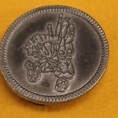 Couple Dancing – Pewter Circular Round Belt Buckle – Western, Square, Line, Etc